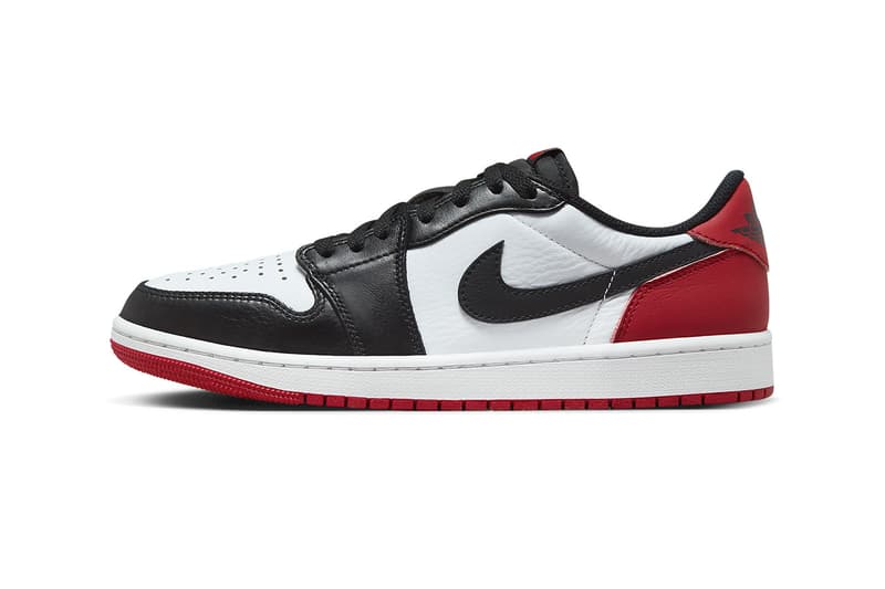 エア ジョーダン 1 ロー OG ブラックトゥの最新ビジュアルをチェックair jordan 1 low og black toe CZ0790 106 release date info store list buying guide photos price 