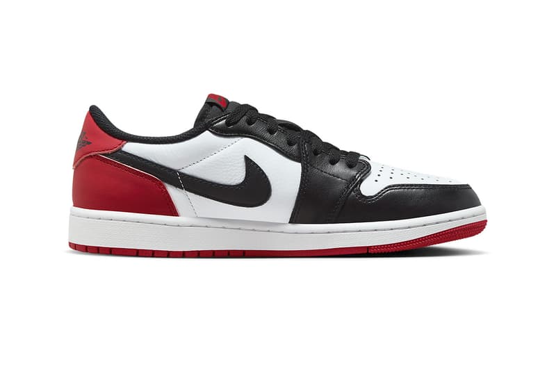 エア ジョーダン 1 ロー OG ブラックトゥの最新ビジュアルをチェックair jordan 1 low og black toe CZ0790 106 release date info store list buying guide photos price 