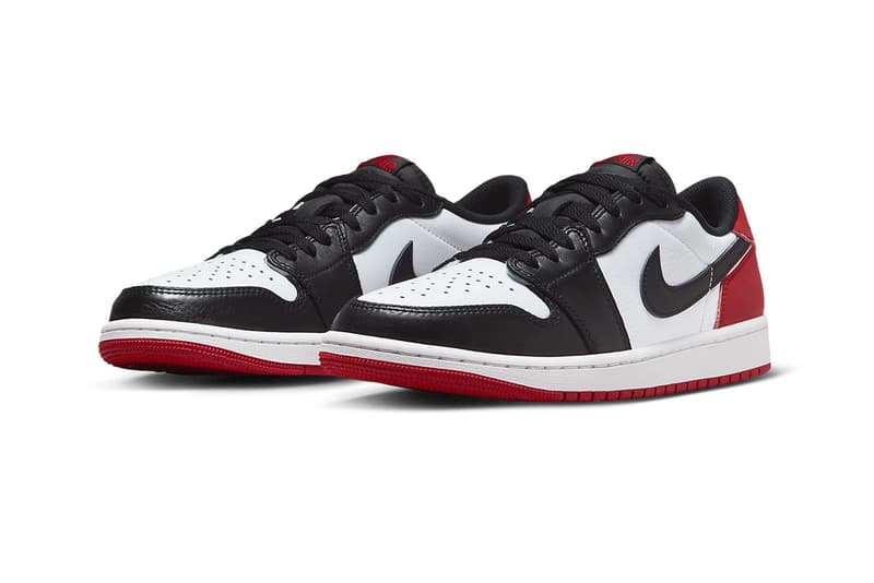 エア ジョーダン 1 ロー OG ブラックトゥの最新ビジュアルをチェックair jordan 1 low og black toe CZ0790 106 release date info store list buying guide photos price 