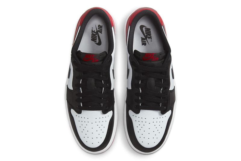 エア ジョーダン 1 ロー OG ブラックトゥの最新ビジュアルをチェックair jordan 1 low og black toe CZ0790 106 release date info store list buying guide photos price 