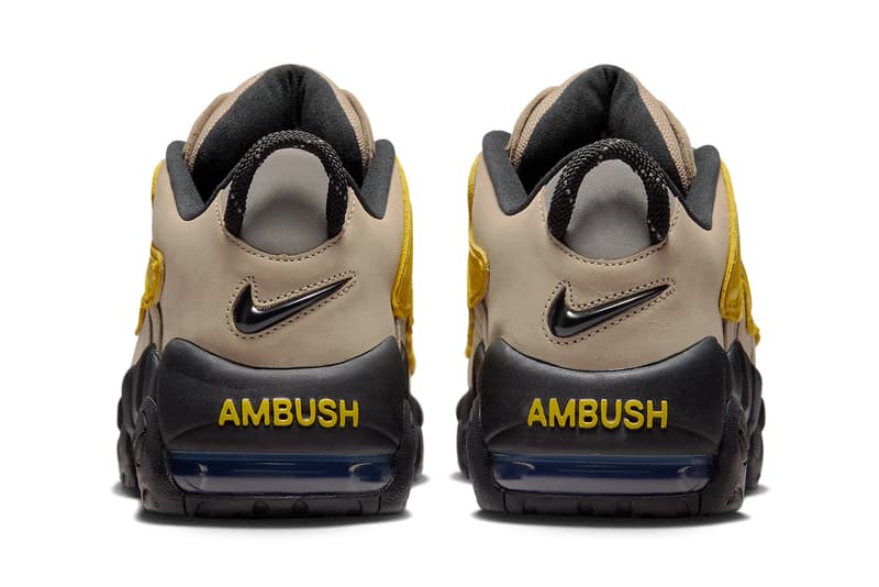 アンブッシュ® x ナイキ エアモアアップテンポ ロー “ライムストーン” の国内発売情報が解禁 AMBUSH® x Nike Air More Uptempo Low “Limestone” official image info