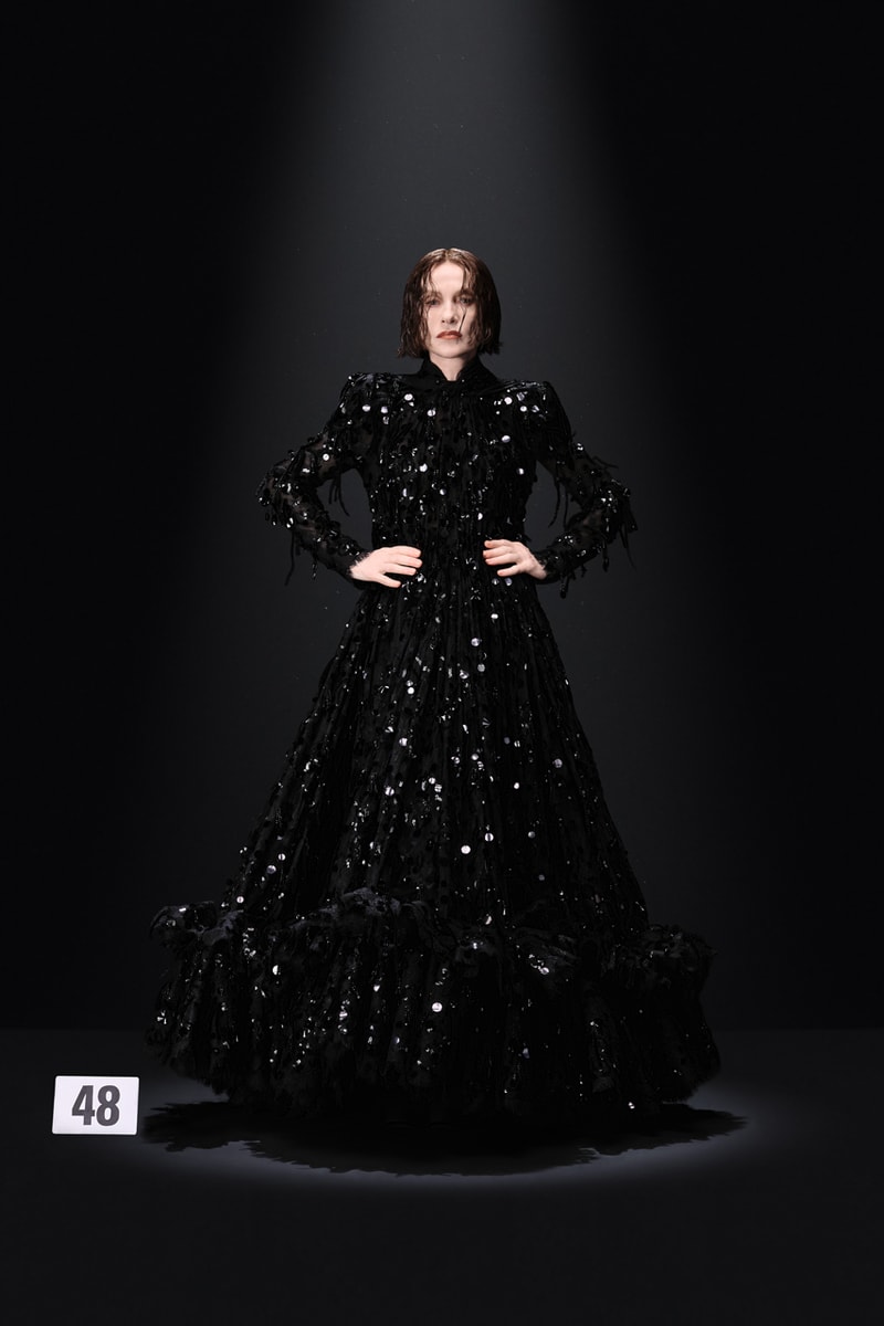 Balenciaga Couture 52nd Collection Paris Couture Week Runway Show Demna Gvasalia Cardi B Looks Dresses High Fashion