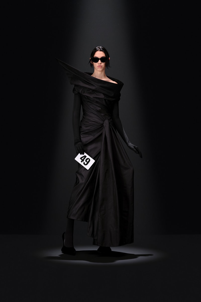 Balenciaga Couture 52nd Collection Paris Couture Week Runway Show Demna Gvasalia Cardi B Looks Dresses High Fashion
