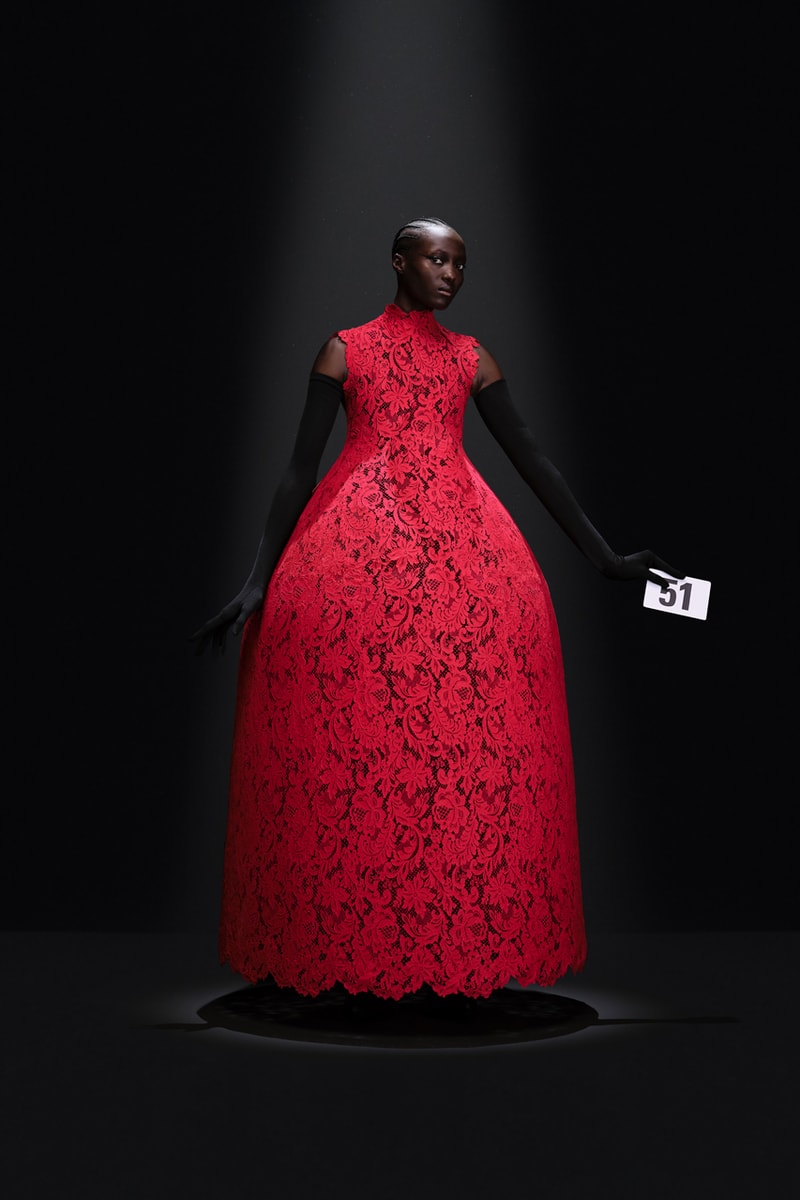 Balenciaga Couture 52nd Collection Paris Couture Week Runway Show Demna Gvasalia Cardi B Looks Dresses High Fashion