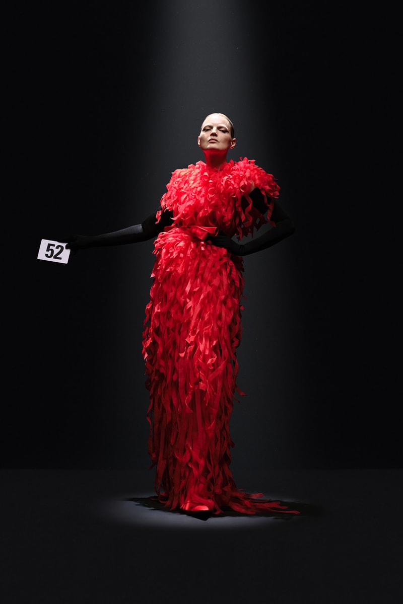 Balenciaga Couture 52nd Collection Paris Couture Week Runway Show Demna Gvasalia Cardi B Looks Dresses High Fashion