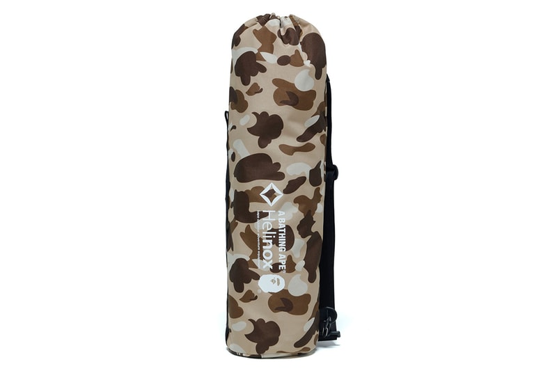 ベイプ®️のアウトドアレーベル ア キャンピング エイプとヘリノックスのコラボアイテムが登場 BAPE®️ A CAMPING APE®️ Helinox Collbo Item Release Info