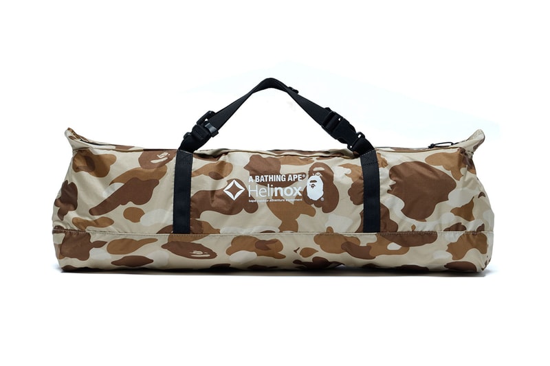 ベイプ®️のアウトドアレーベル ア キャンピング エイプとヘリノックスのコラボアイテムが登場 BAPE®️ A CAMPING APE®️ Helinox Collbo Item Release Info