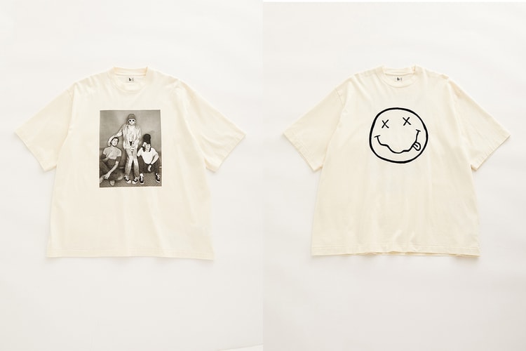 blurhms ROOTSTOCK からニルヴァーナをフィーチャーした ADAM ET ROPÉ 別注Tシャツが登場