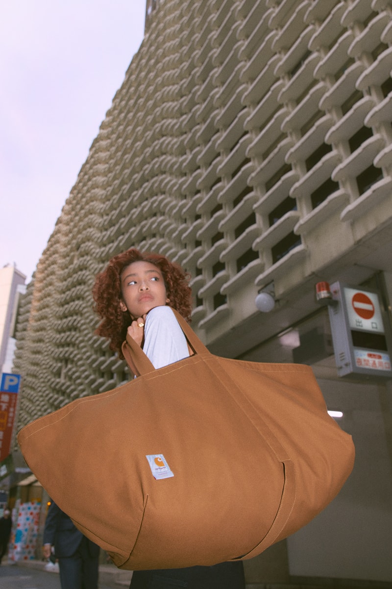 カーハート WIP x ラミダスによる“音楽”と“スケートボード”をテーマにしたコラボシリーズが登場 Carhartt WIP x RAMIDUS collab DJ BAG Kickflip Bag release info