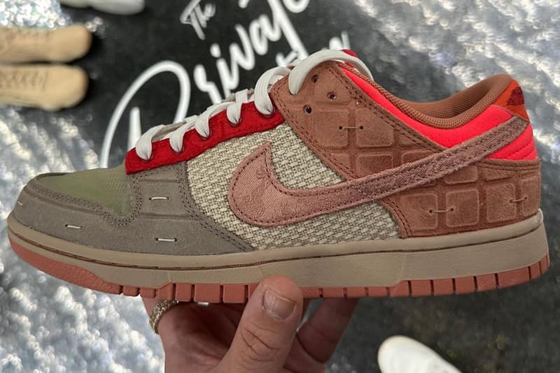 クロットxナイキの最終作と噂されるダンクロー“ワットザ”のディテール画像をチェック clot nike dunk low what the release date info store list buying guide photos price 