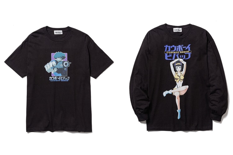 『カウボーイビバップ』の放送開始25周年を記念した F-LAGSTUF-F とのコラボアイテムが登場