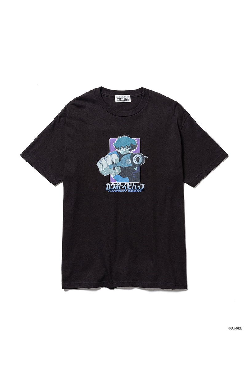 『カウボーイビバップ』の放送開始25周年を記念した F-LAGSTUF-F とのコラボアイテムが登場