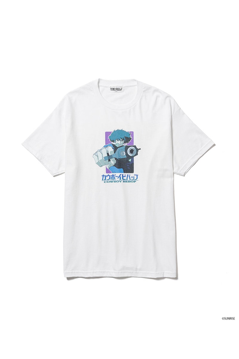 『カウボーイビバップ』の放送開始25周年を記念した F-LAGSTUF-F とのコラボアイテムが登場