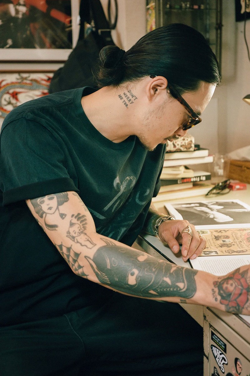 デラックスが山田蓮率いるタトゥースタジオヤマダとのコラボアイテムを発売 deluxe tattoo studio yamada collab items release info