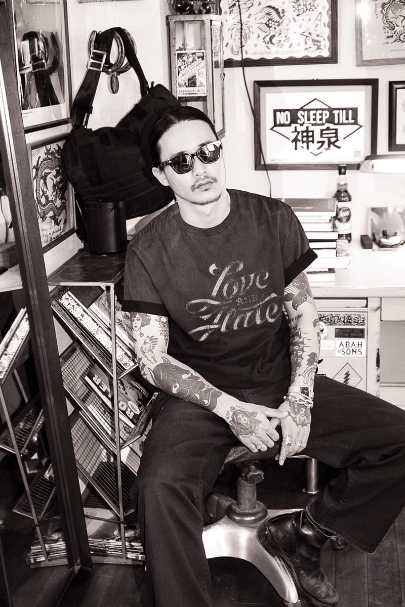 デラックスが山田蓮率いるタトゥースタジオヤマダとのコラボアイテムを発売 deluxe tattoo studio yamada collab items release info