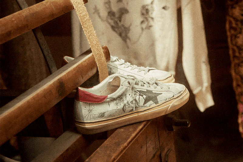 ゴールデン グースからドクター・ウーとのコラボレーションを発表 Dr Woo Golden Goose Collaboration Release Information details date HAUS of Dreamers tattoo sneakers footwear