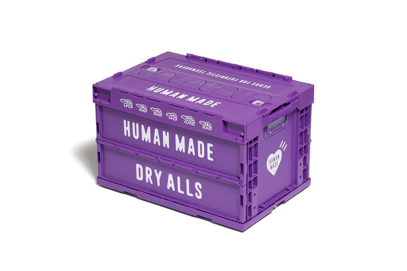 ヒューマンメイド HUMAN MADE®️ から大人気プロダクトの折りたたみ式コンテナボックスの新色が発売