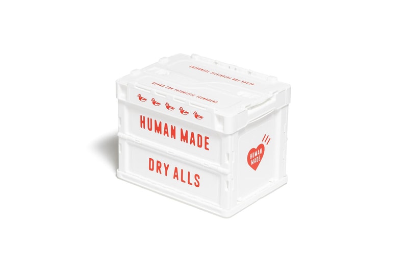 ヒューマンメイド HUMAN MADE®️ から大人気プロダクトの折りたたみ式コンテナボックスの新色が発売