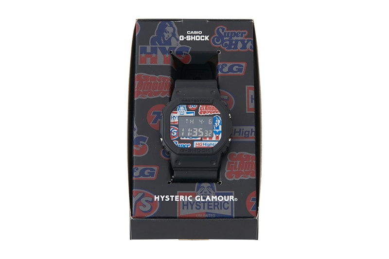 ヒステリック グラマー x G-SHOCK によるコラボウォッチ第5弾が発売 HYSTERIC GLAMOUR x G-SHOCK DW-5600 HYSTERIC GARAGE release info