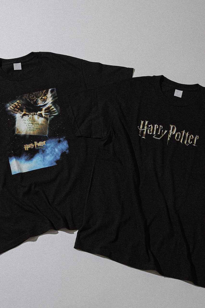 ジャーナルスタンダードが映画『ハリー・ポッター』シリーズのグラフィックTシャツを発売 journal standard harry potter graphic t shirt release info