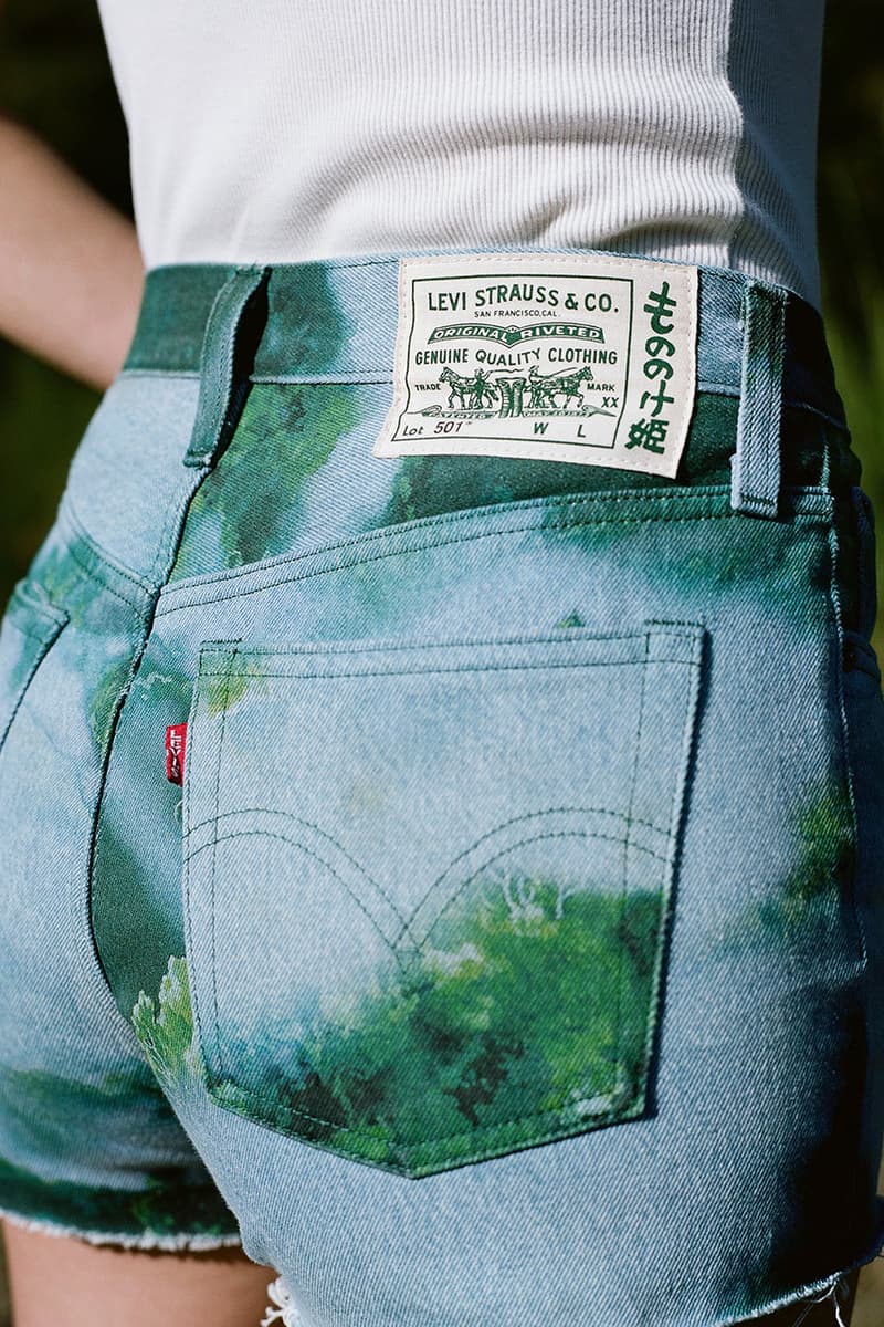 リーバイス®がスタジオジブリ作品『もののけ姫』とのコラボレーションを発表 levis studio ghibli Princess mononoke collab collection release info