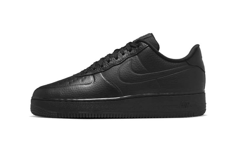 ナイキエアフォース 1 ローに防水仕様のオールブラックモデルが登場 Nike AF1  Low Waterproof Triple-Black Release Info