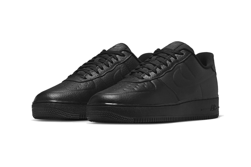 ナイキエアフォース 1 ローに防水仕様のオールブラックモデルが登場 Nike AF1  Low Waterproof Triple-Black Release Info