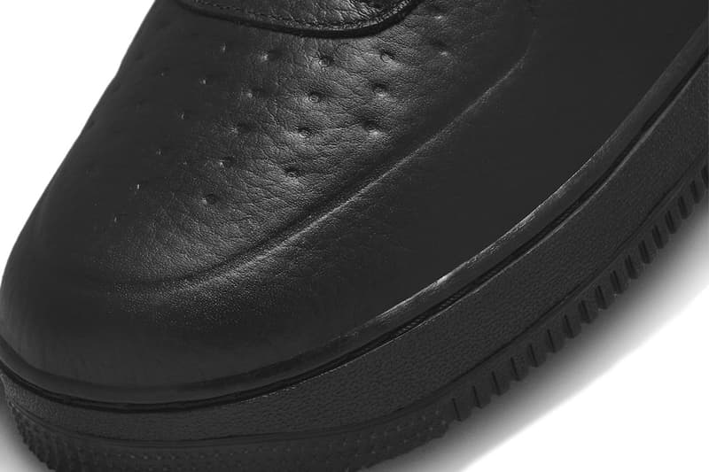 ナイキエアフォース 1 ローに防水仕様のオールブラックモデルが登場 Nike AF1  Low Waterproof Triple-Black Release Info