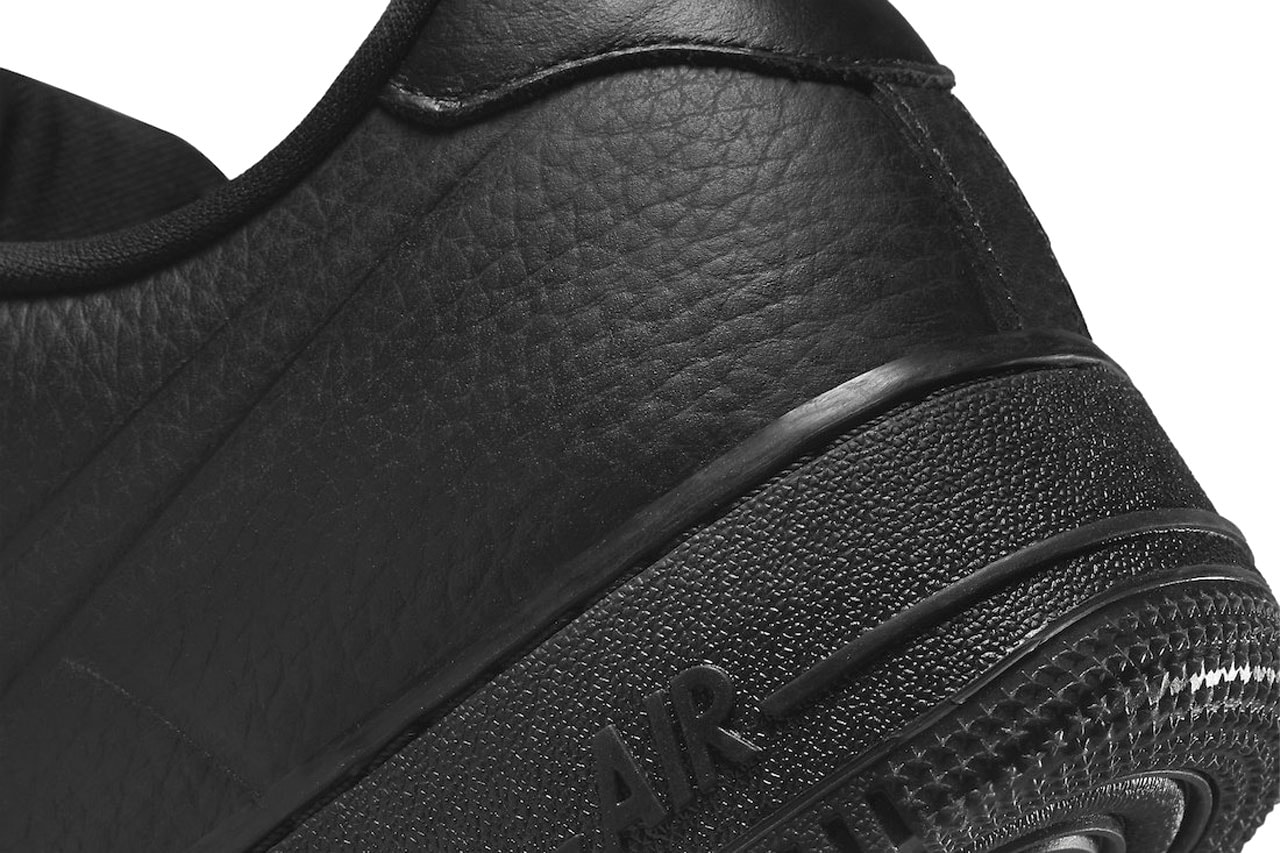 ナイキエアフォース 1 ローに防水仕様のオールブラックモデルが登場 Nike AF1  Low Waterproof Triple-Black Release Info