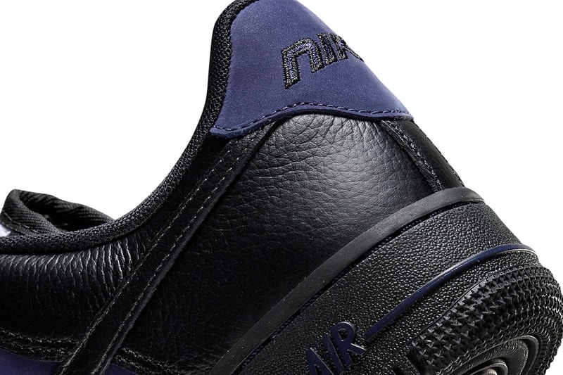 エアフォース 1 ローに新色 “ブラック/インディゴ”が登場 Nike Air Force 1 Low Black/Indigo Fashion Footwear Nike Swoosh Just Do It Streetwear Trainers Shoes Sneakers Skateboarding Basketball