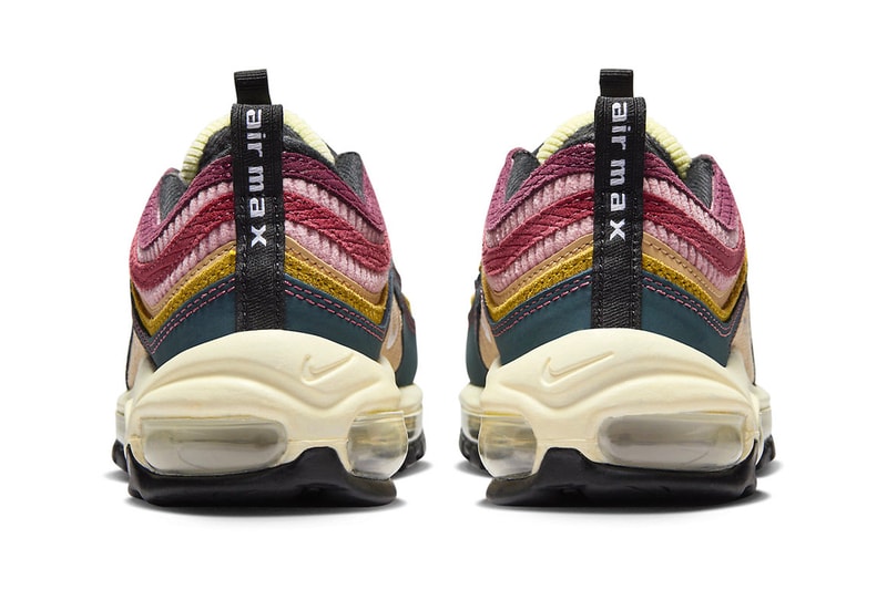 ナイキエアマックス 97 にマルチカラーのコーデュロイを採用した新作が登場 Nike Air Max 97 Arrives in Multi-Color "Corduroy" FB8454-300 swoosh release info