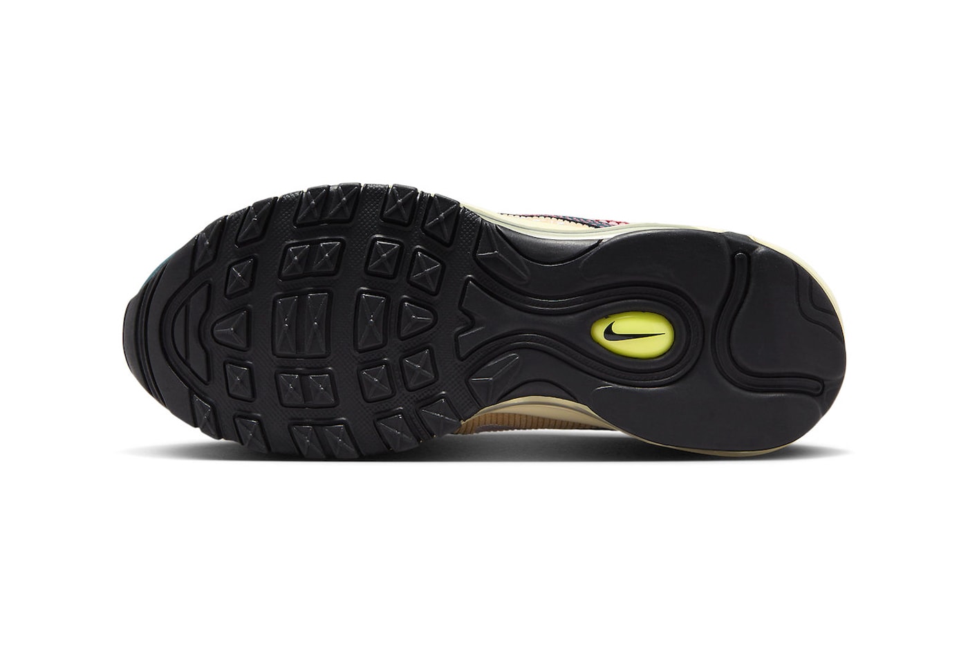 ナイキエアマックス  97 にマルチカラーのコーデュロイを採用した新作が登場 Nike Air Max 97 Arrives in Multi-Color "Corduroy" FB8454-300 swoosh release info