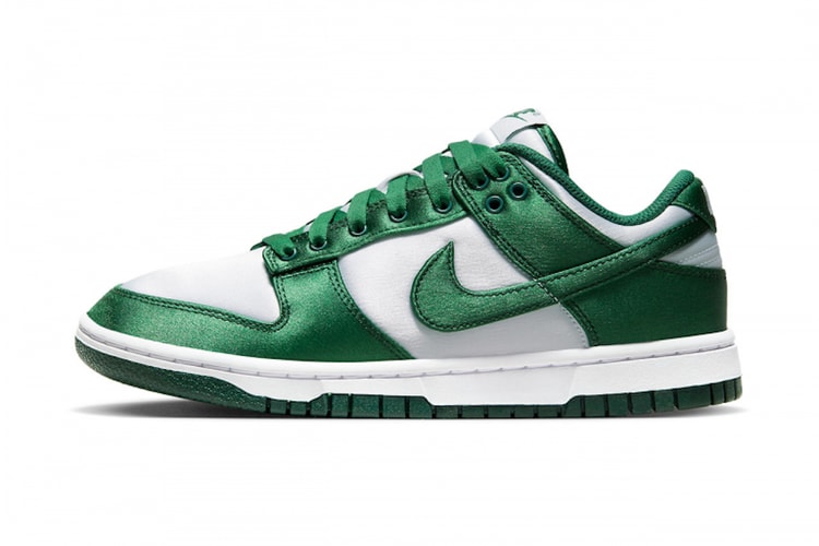 Nike Dunk Low からサテン素材を纏った華やかな新作 “Michigan State” が登場
