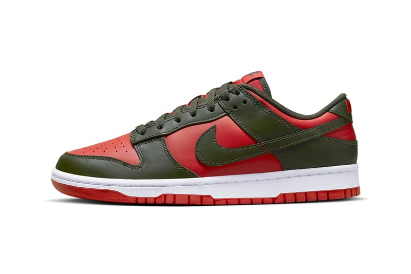 ナイキダンクローに一足早くホリデー気分を味わえる新色モデルがスタンバイ Nike Dunk Low Mystic Red Khaki DV0833-600 Release Info date store list buying guide photos price