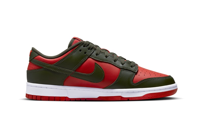 ナイキダンクローに一足早くホリデー気分を味わえる新色モデルがスタンバイ Nike Dunk Low Mystic Red Khaki DV0833-600 Release Info date store list buying guide photos price