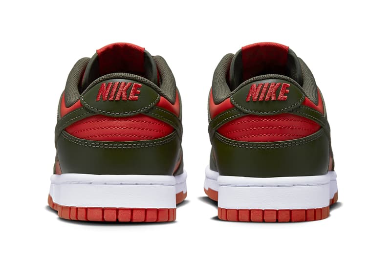 ナイキダンクローに一足早くホリデー気分を味わえる新色モデルがスタンバイ Nike Dunk Low Mystic Red Khaki DV0833-600 Release Info date store list buying guide photos price