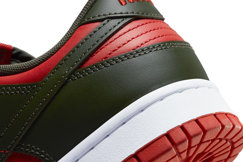 ナイキダンクローに一足早くホリデー気分を味わえる新色モデルがスタンバイ Nike Dunk Low Mystic Red Khaki DV0833-600 Release Info date store list buying guide photos price