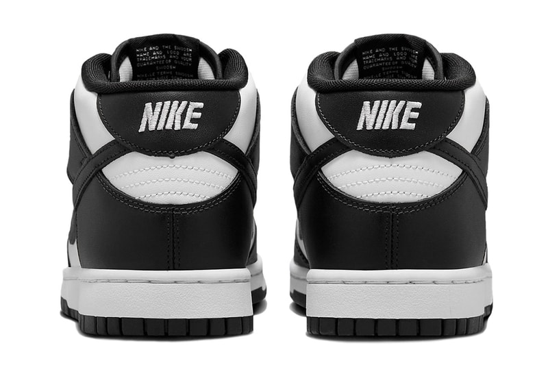 ナイキからパンダカラーを纏ったオールレザーの新作ダンク ミッドが登場 Nike Pandas All-Leather Dunk Mid Release Info