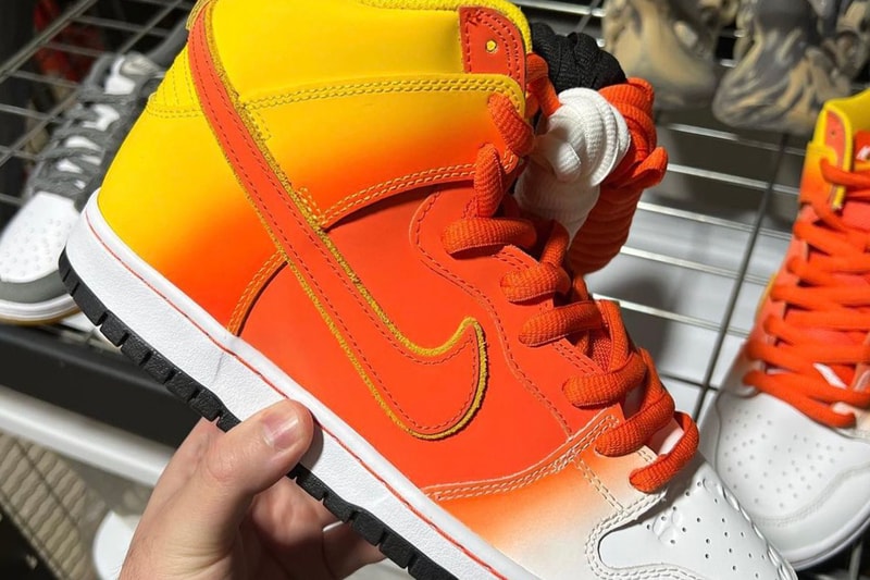 ナイキSBダンクハイからハロウィンの定番菓子 キャンディコーンに着想した新色が登場 Nike SB Dunk High Sweet Tooth FN5107-700 Release Info date store list buying guide photos price