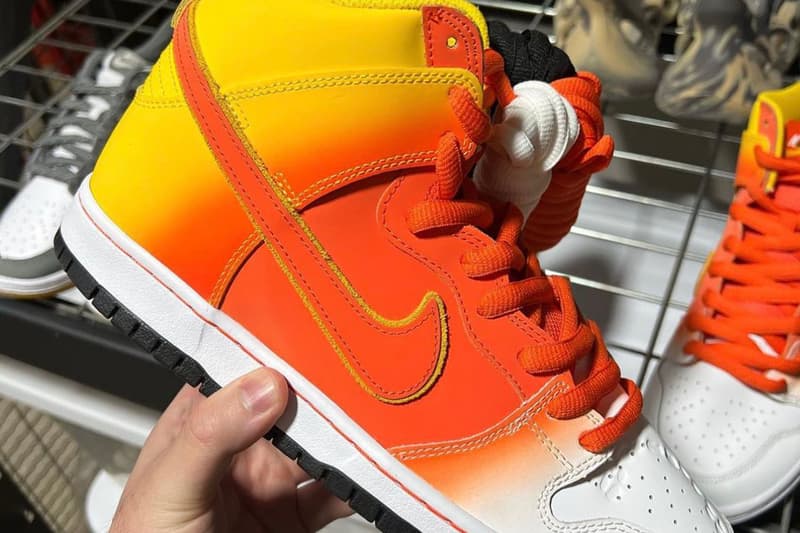 ナイキSBダンクハイからハロウィンの定番菓子 キャンディコーンに着想した新色が登場 Nike SB Dunk High Sweet Tooth FN5107-700 Release Info date store list buying guide photos price