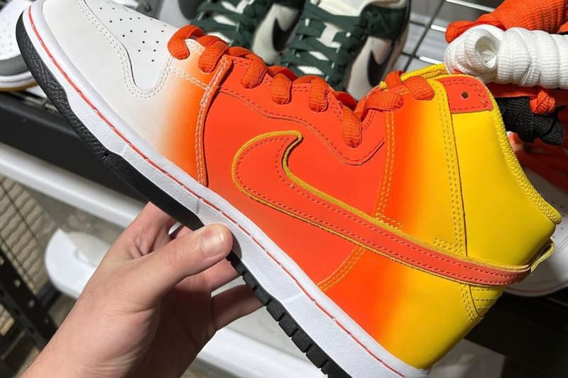ナイキSBダンクハイからハロウィンの定番菓子 キャンディコーンに着想した新色が登場 Nike SB Dunk High Sweet Tooth FN5107-700 Release Info date store list buying guide photos price