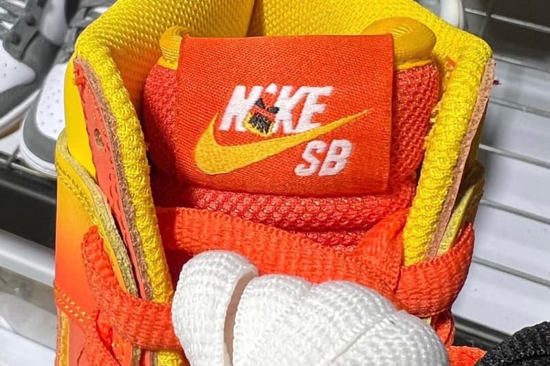 ナイキSBダンクハイからハロウィンの定番菓子 キャンディコーンに着想した新色が登場 Nike SB Dunk High Sweet Tooth FN5107-700 Release Info date store list buying guide photos price