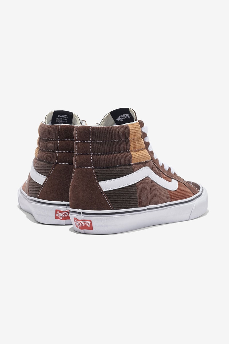 ノア x ヴァンズがパッチワーク風デザインの最新コラボモデル スケートハイをリリース noah vans collabo patchwork sk8 hi decon release info