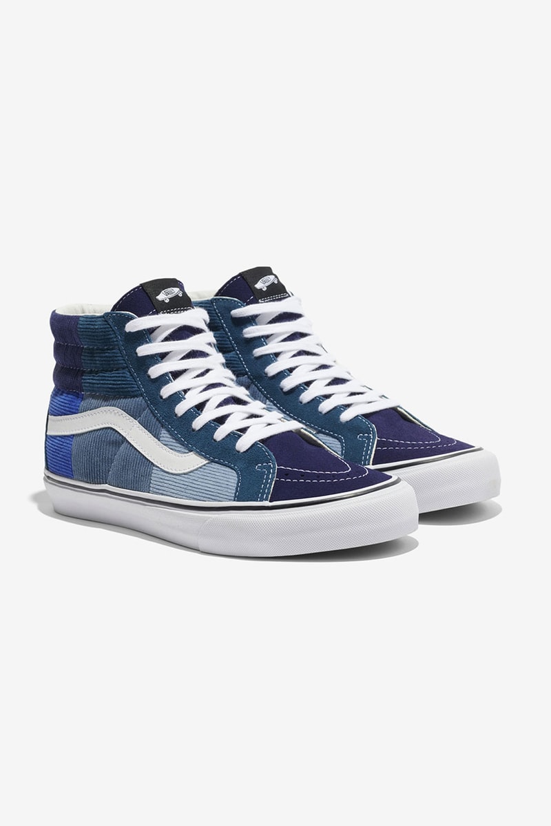 ノア x ヴァンズがパッチワーク風デザインの最新コラボモデル スケートハイをリリース noah vans collabo patchwork sk8 hi decon release info