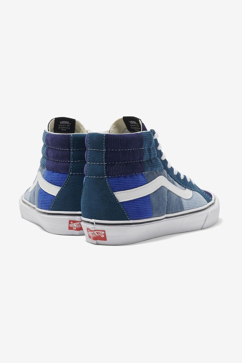 ノア x ヴァンズがパッチワーク風デザインの最新コラボモデル スケートハイをリリース noah vans collabo patchwork sk8 hi decon release info