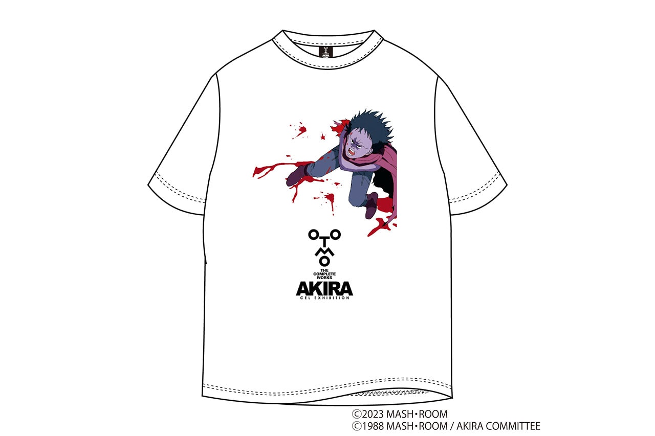 大友克洋全集 AKIRA セル画展の T シャツ6型が公開