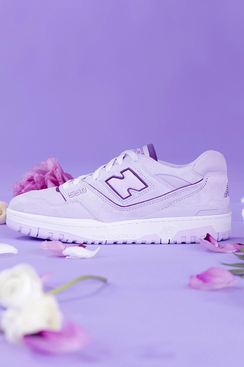 リッチ・ポール x ニューバランスによるコラボ550 & アパレルコレクションが発売 rich paul new balance 550 lavender release date info store list buying guide photos price forever yours lilac
