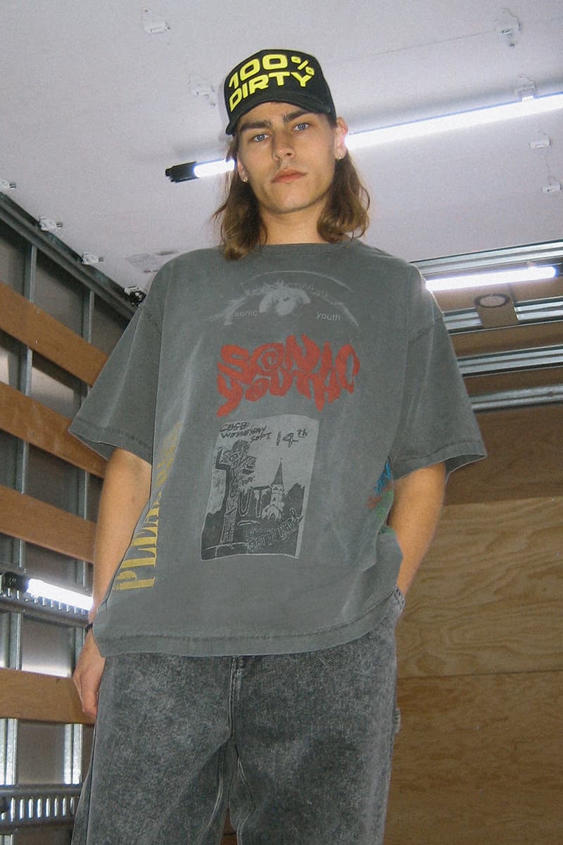 プレジャーズ x ソニック・ユースによるコラボコレクションが HBX で販売中 Sonic Youth by PLEASURES Capsule Collection HBX Release Info 