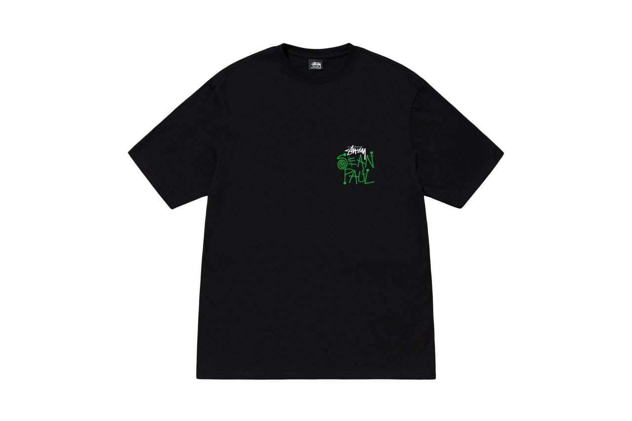 ステューシーがショーン・ポールとのコラボ Tシャツを発表 Stüssy Taps Sean Paul for Honorary T-Shirt Collaboration Release Info Product Images