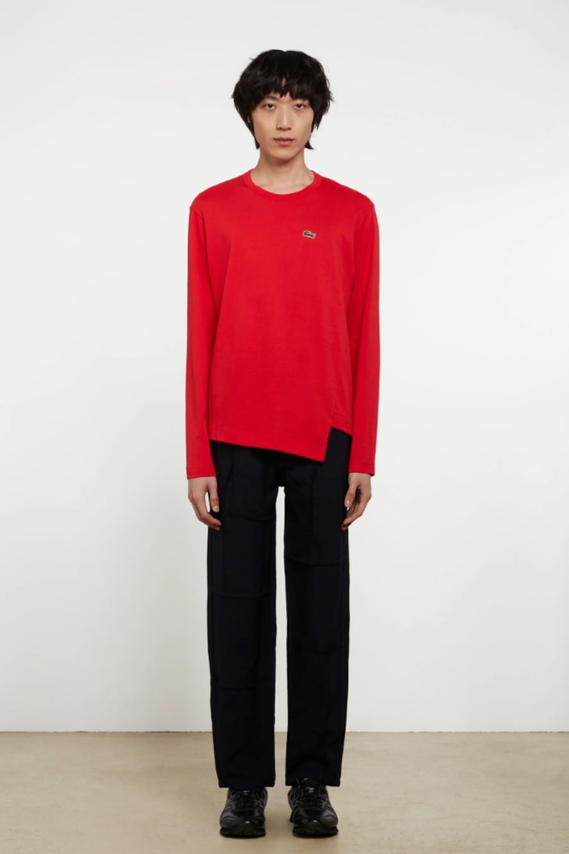コムデギャルソンシャツxラコステによるコラボコレクションが発売 Lacoste and COMME des GARÇONS SHIRT Team Up for New Collection Fashion